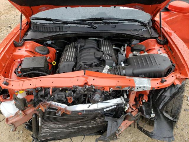 2C3CDXGJ8NH210734 - 2022 DODGE CHARGER SCAT PACK ORANGE photo 11