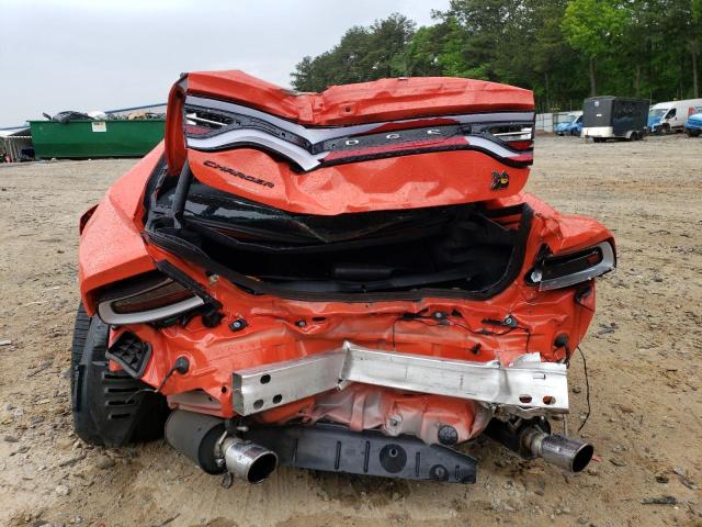 2C3CDXGJ8NH210734 - 2022 DODGE CHARGER SCAT PACK ORANGE photo 6