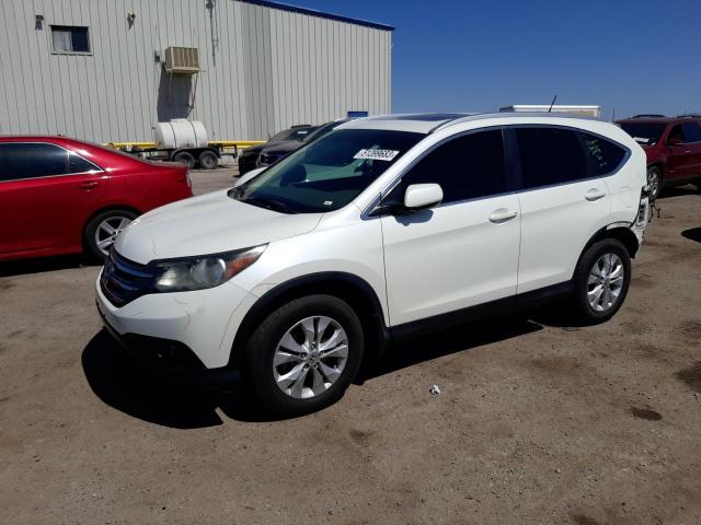 5J6RM3H76DL022579 - 2013 HONDA CR-V EXL WHITE photo 1