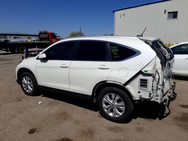 5J6RM3H76DL022579 - 2013 HONDA CR-V EXL WHITE photo 2