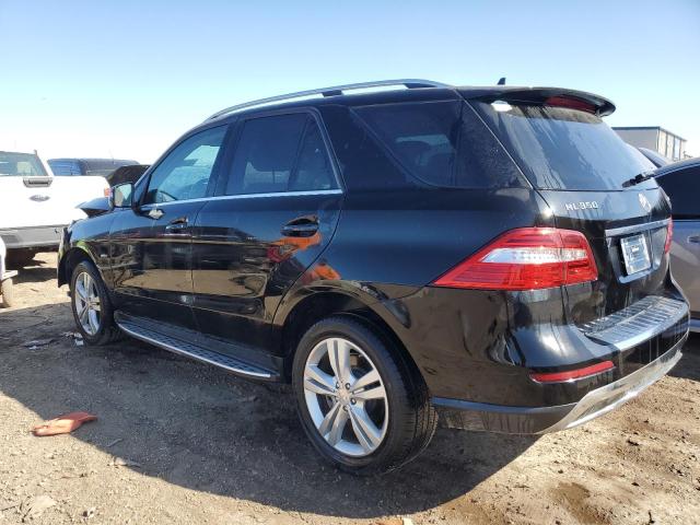 4JGDA5HB3CA021632 - 2012 MERCEDES-BENZ ML 350 4MATIC BLACK photo 2