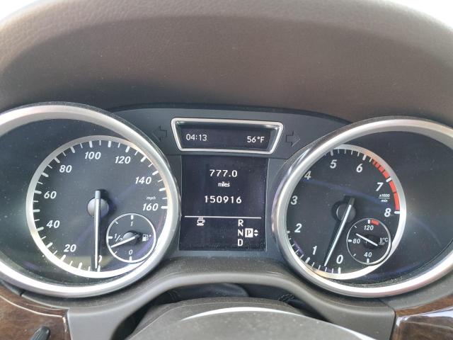 4JGDA5HB3CA021632 - 2012 MERCEDES-BENZ ML 350 4MATIC BLACK photo 9