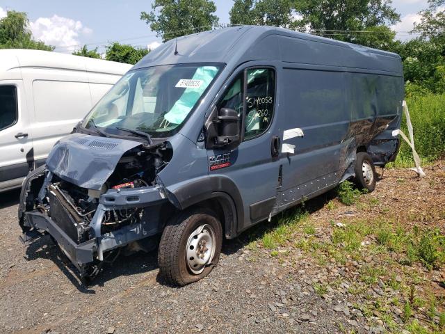 3C6URVJG3LE106834 - 2020 RAM PROMASTER 3500 HIGH ლურჯი ფოტო 1