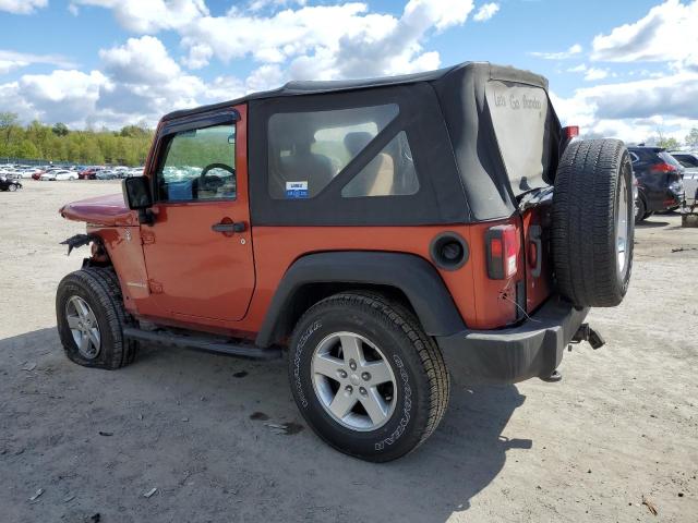 1J4FA24149L775851 - 2009 JEEP WRANGLER X ORANGE photo 2