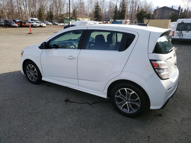 1G1JD6SB8J4131013 - 2018 CHEVROLET SONIC LT WHITE photo 2