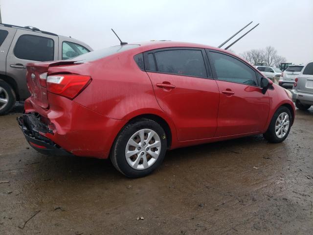 KNADM4A31D6266472 - 2013 KIA RIO LX RED photo 3