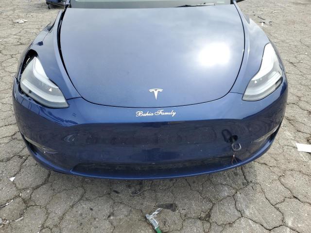 5YJYGDEFXMF258181 - 2021 TESLA MODEL Y BLUE photo 11