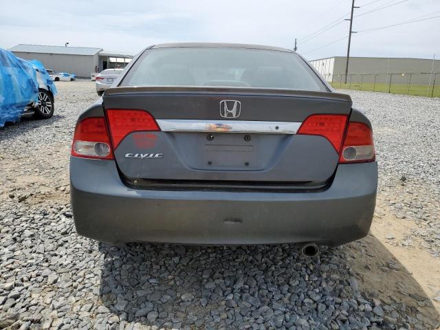 2HGFA16649H311059 - 2009 HONDA CIVIC LX-S ნაცრისფერი ფოტო 6