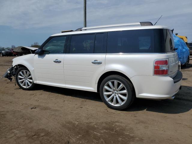 2FMHK6C85HBA09185 - 2017 FORD FLEX SEL WHITE photo 2