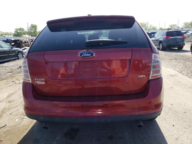 2FMDK39C57BB10153 - 2007 FORD EDGE SEL PLUS RED photo 6