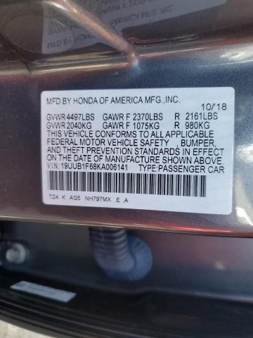 19UUB1F68KA006141 - 2019 ACURA TLX TECHNOLOGY 石墨色 照片 12