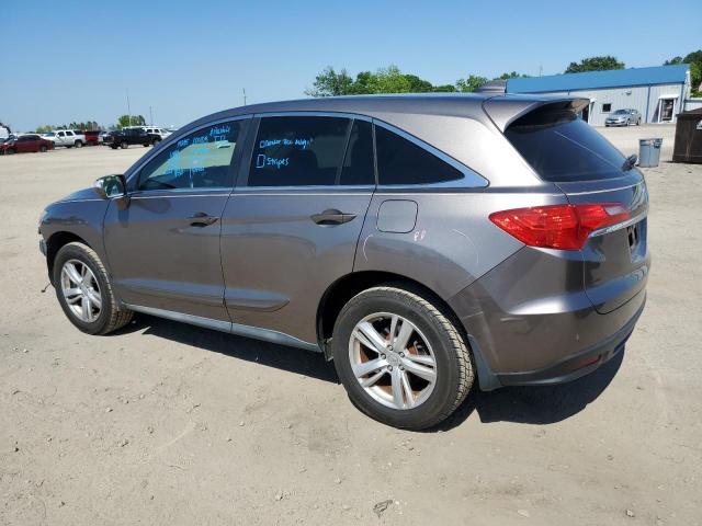 5J8TB3H56DL005136 - 2013 ACURA RDX TECHNOLOGY GRAY photo 2