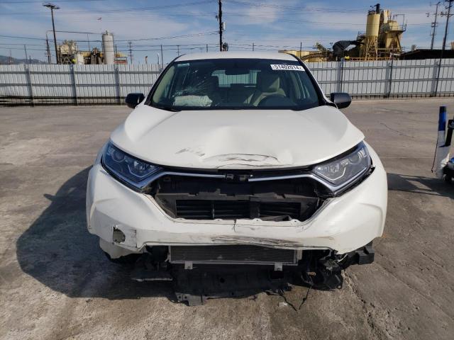 5J6RW5H31JL003257 - 2018 HONDA CR-V LX WHITE photo 5