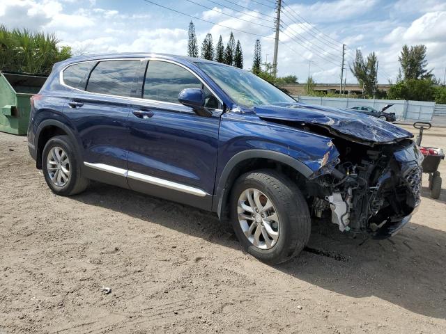 5NMS33AD9LH238954 - 2020 HYUNDAI SANTA FE SEL BLUE photo 4