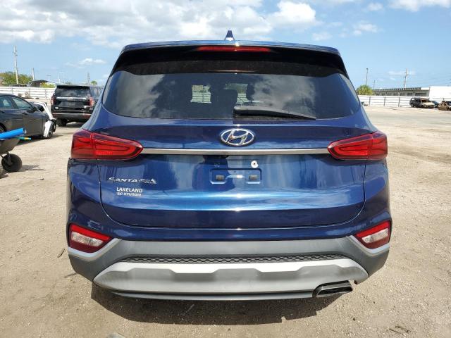 5NMS33AD9LH238954 - 2020 HYUNDAI SANTA FE SEL BLUE photo 6