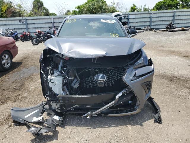 JTJSARBZ3M2194374 - 2021 LEXUS NX 300 BASE ნაცრისფერი ფოტო 5