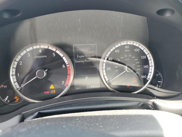 JTJSARBZ3M2194374 - 2021 LEXUS NX 300 BASE ნაცრისფერი ფოტო 9