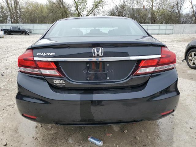 19XFB2F9XDE031453 - 2013 HONDA CIVIC EXL 黑色 照片 6