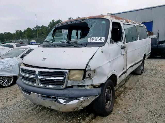 2B5WB35Z51K512486 - 2001 DODGE RAM WAGON B3500  photo 2