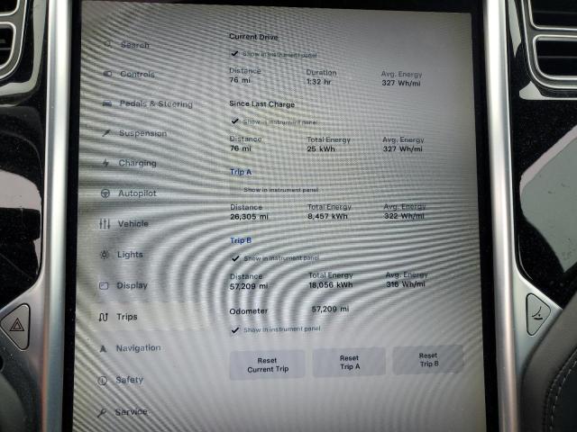 5YJSA1E23JF249739 - 2018 TESLA MODEL S 蓝色 照片 9