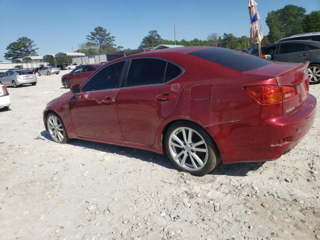 JTHBK262962007290 - 2006 LEXUS IS 250 RED photo 2