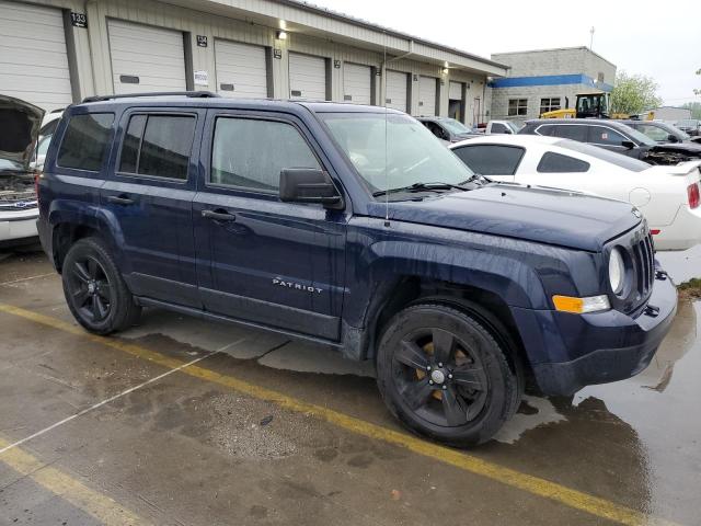 1C4NJRBB4HD135525 - 2017 JEEP PATRIOT SPORT BLUE photo 4