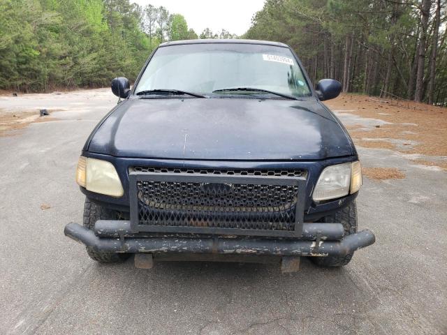 1FTRX17L22NB57222 - 2002 FORD F150 BLUE photo 5