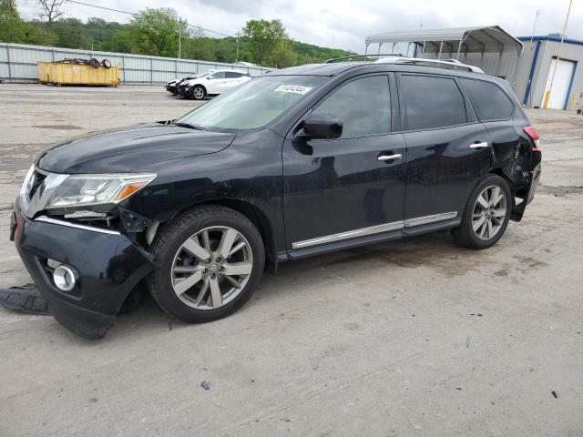 5N1AR2MN5EC679941 - 2014 NISSAN PATHFINDER S BLACK photo 1