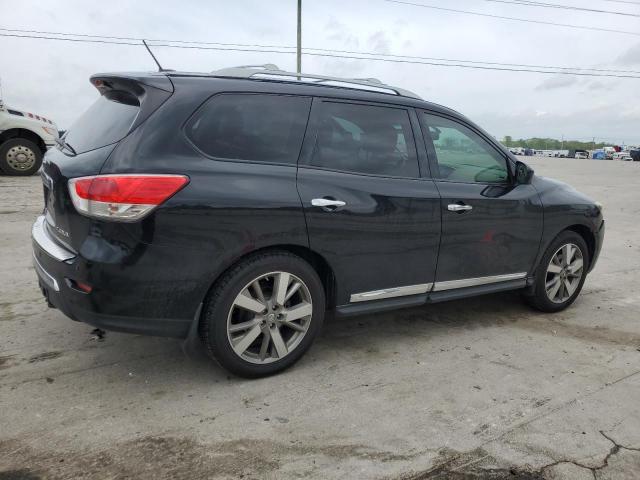 5N1AR2MN5EC679941 - 2014 NISSAN PATHFINDER S BLACK photo 3