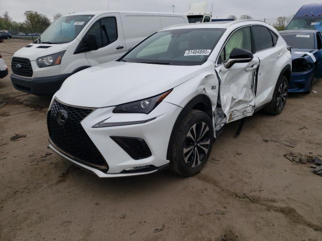 JTJSARDZ1M5028737 - 2021 LEXUS NX 300 BASE თეთრი ფოტო 1