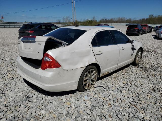 3FAHP0JA2AR316044 - 2010 FORD FUSION SEL WHITE photo 3