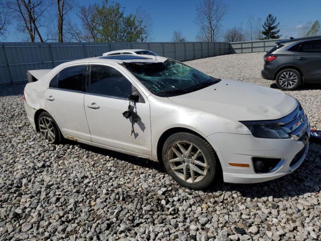 3FAHP0JA2AR316044 - 2010 FORD FUSION SEL WHITE photo 4