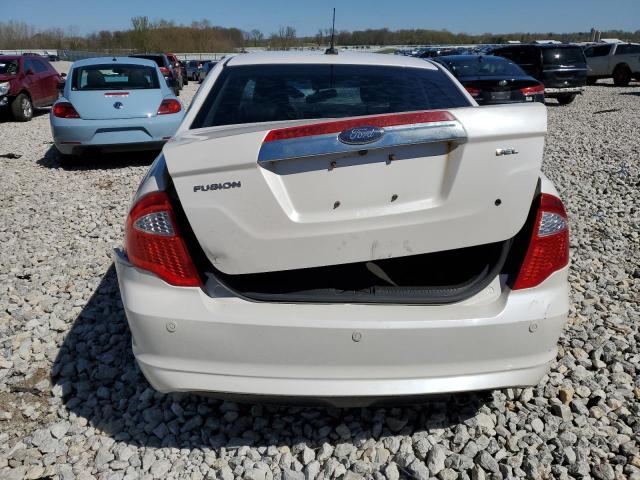 3FAHP0JA2AR316044 - 2010 FORD FUSION SEL WHITE photo 6