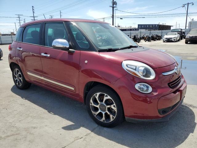 ZFBCFACHXEZ011256 - 2014 FIAT 500L LOUNGE RED photo 4