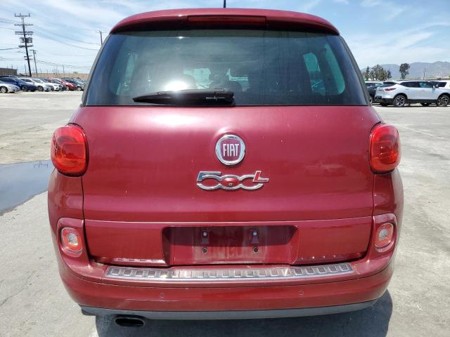 ZFBCFACHXEZ011256 - 2014 FIAT 500L LOUNGE RED photo 6