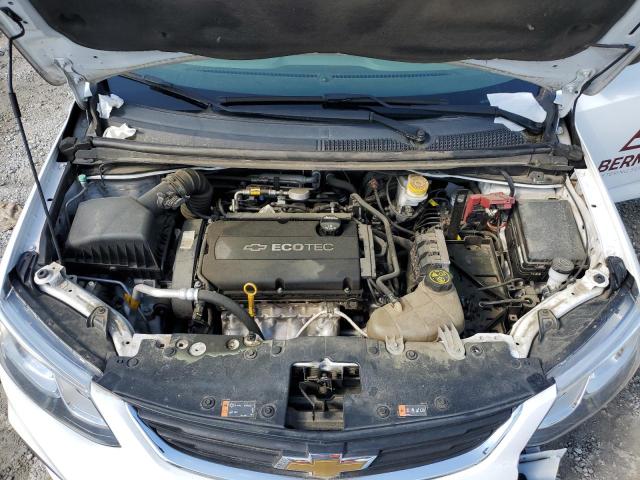 1G1JB5SH5J4104243 - 2018 CHEVROLET SONIC LS WHITE photo 11