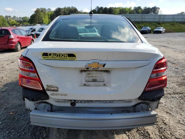 1G1JB5SH5J4104243 - 2018 CHEVROLET SONIC LS WHITE photo 6