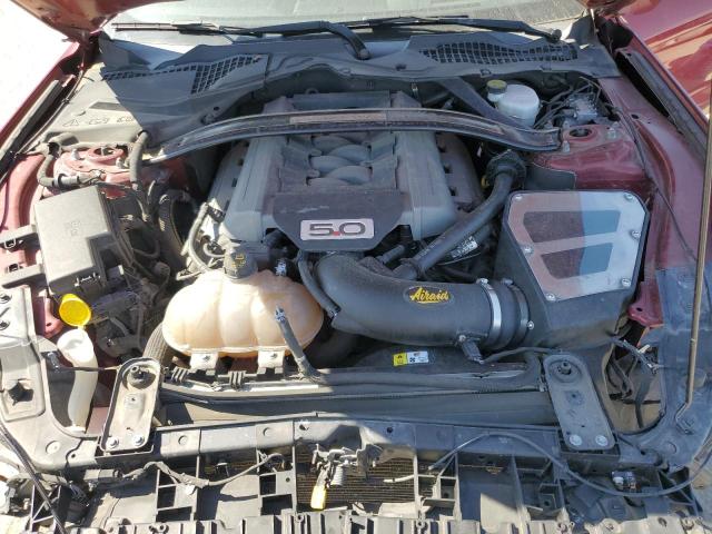 1FA6P8CF9F5316647 - 2015 FORD MUSTANG GT RED photo 11