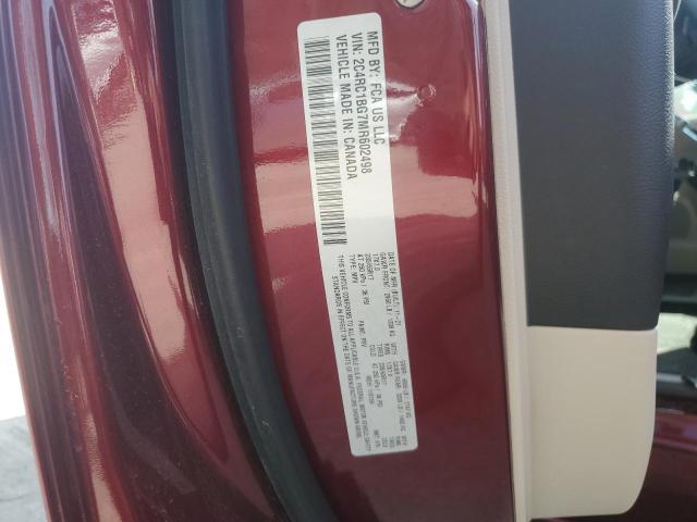 2C4RC1BG7MR602498 - 2021 CHRYSLER PACIFICA TOURING L Bordo foto 13