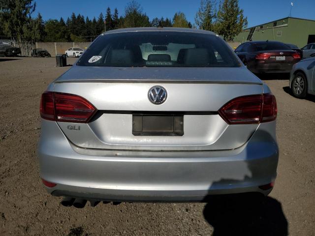 3VW4T7AJ2EM386821 - 2014 VOLKSWAGEN JETTA GLI SILVER photo 6