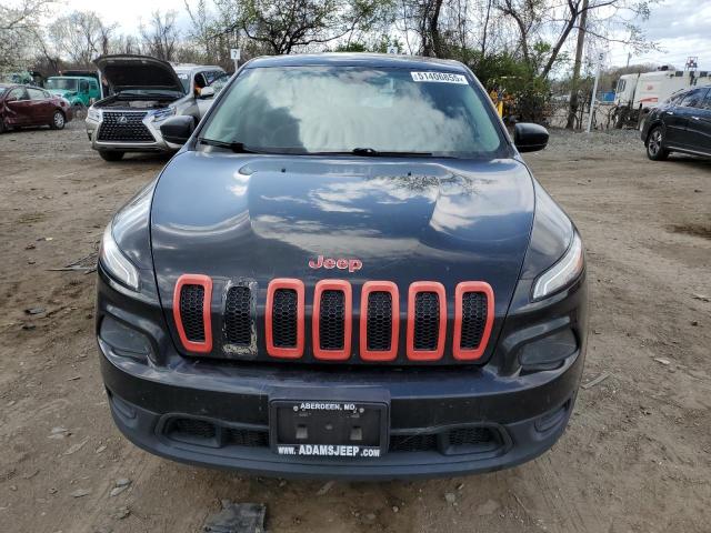 1C4PJLAB9GW114048 - 2016 JEEP CHEROKEE SPORT BLACK photo 5