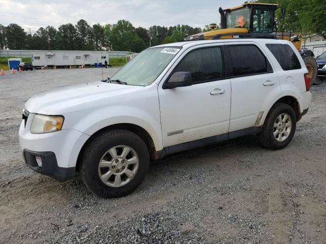 4F2CZ02Z28KM22110 - 2008 MAZDA TRIBUTE I WHITE photo 1