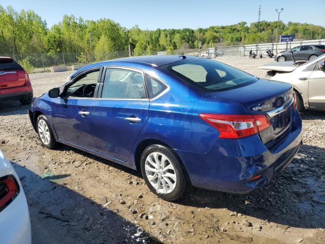 3N1AB7AP0JL659853 - 2018 NISSAN SENTRA S BLUE photo 2