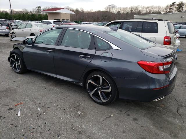 1HGCV1F39JA087545 - 2018 HONDA ACCORD SPORT GRAY photo 2