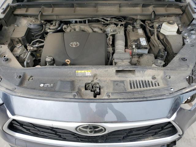 5TDGZRAH8LS029468 - 2020 TOYOTA HIGHLANDER XLE GRAY photo 12