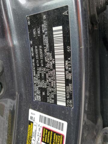 5TDGZRAH8LS029468 - 2020 TOYOTA HIGHLANDER XLE GRAY photo 14