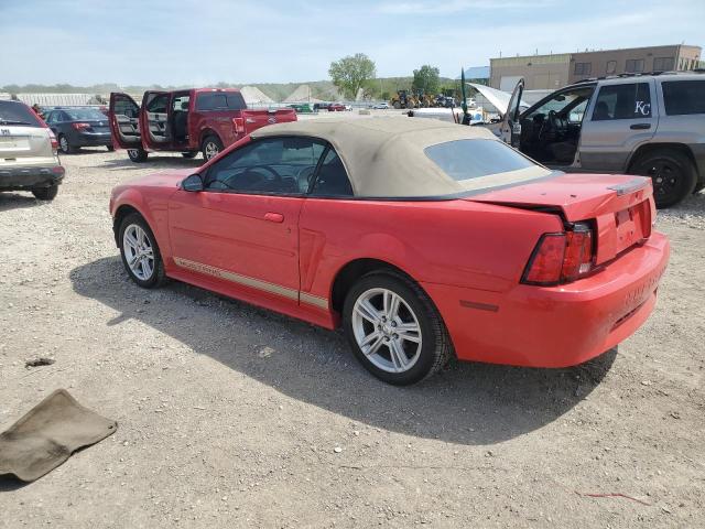 1FAFP44442F205935 - 2002 FORD MUSTANG RED photo 2