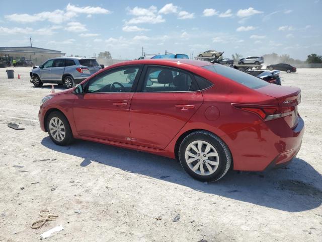 3KPC24A66ME131612 - 2021 HYUNDAI ACCENT SE RED photo 2