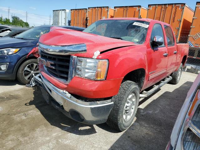 1GT4K0BG9AF152332 - 2010 GMC SIERRA K2500 SLE RED photo 1