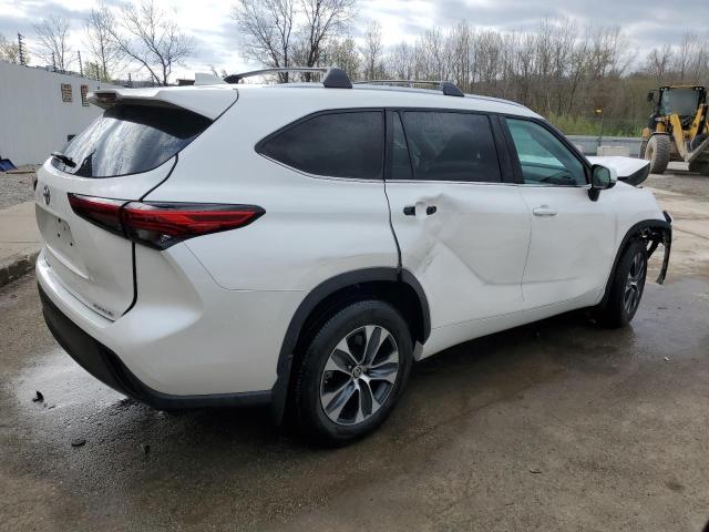5TDHZRBH0MS124160 - 2021 TOYOTA HIGHLANDER XLE 白色 照片 3